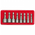 Galvučių atsuktuvui rinkinys 1/4" CrV 8 vnt. 5-13mm Vorel | 5-13mm