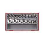 Galvučių komplektas Teng Tools TT1217 17vnt 1\2 10-32mm