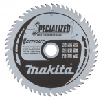 Diskinis pjūklas Makita medienai/MDF/laminatui 165X1.45X20mm 23&deg; T56 EFFICUT