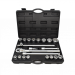 Terk&scaron;lės ir galvučių rinkinys 3/4 (dvylikakampės) AWT 21vnt. (19-50 mm)