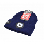 Žieminė kepurė AWT su pakraunamu LED (mėlynos sp.) AW02152