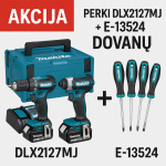 Akumuliatorinių įrankių rinkinys Makita COMBO KIT DLX2127MJ (DDF482+DTD152)