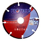 Diskas medžiui/PVC Protecus WoodPlus Carbide (125x22.2 mm)