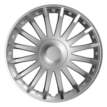 Ratų gaubtas 1 vnt. Crystal, sidabrinis 15"