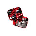 &Scaron;oninės saulės užuolaidėlės automobiliui 44x35 cm, 2 vnt., Star Wars First Order