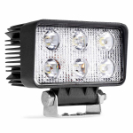 LED Darbinė lempa AWL02, 6 LED FLAT 9-60V
