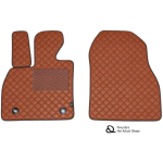 Eko odos kilimėliai QuiltyMats OPEL COMBO 2012-2017m. (Ruda / rudos siūlės)