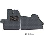 Eko odos kilimėliai QuiltyMats PEUGEOT PARTNER nuo 2018m. (Pilka / pilkos siūlės)