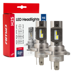 LED žibintų lemputės H25 CANBUS H4 H19 12V 36W, AMIO-04711