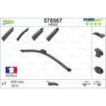 Galinis valytuvas Valeo HydroConnect HR45, 450 mm
