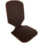 Automobilio sėdynės apsauga po vaiki&scaron;ka kėdute EVAtech - ruda / ruda kra&scaron;tai