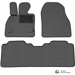 Eko odos kilimėliai QuiltyMats RENAULT SCENIC 2009-2016m. (Pilka / pilkos siūlės)