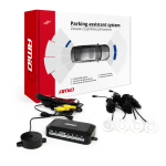 Parkavimo jutiklių rinkinys, skirtas kamerai ir LCD ekranui, baltas 22mm AMIO-02991