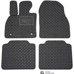 Eko odos kilimėliai QuiltyMats NISSAN JUKE 2010-2019m. (Juoda / pilkos siūlės)