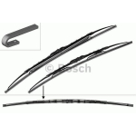Valytuvų komplektas Bosch Twin Spoiler 583S, 530/530 mm