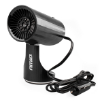 Automobilinis &scaron;ildytuvas su ventiliatoriumi 12V 150W AMIO-02898