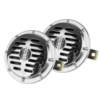 Garso signalas &ndash; chromuotas, 125 mm, 110 dB, 12V, AMIO-04074