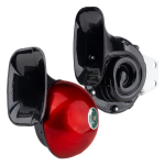 Garso signalų rinkinys &ndash; raudonas, 2 vnt., 125 mm, 110 dB, 12V, AMIO-04075