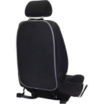 Automobilio sėdynės atlo&scaron;o apsauga nuo vaikų EVAtech 68x46 cm - juoda / pilki kra&scaron;tai