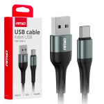 USB &ndash; USB-C kabelis 3A 100 cm FullLINK AMIO-03911