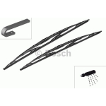 Valytuvų komplektas Bosch Twin Spoiler 703S, 700/650 mm