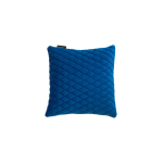 Automobilio pagalvė EVAtech 30x30 cm - mėlyna / mėlynos siūlės