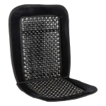 Automobilio sėdynės kilimėlis su karoliukais 90 x 44 cm - juoda