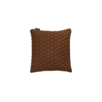 Automobilio pagalvė EVAtech 30x30 cm - ruda / rudos siūlės