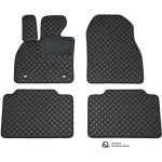 Eko odos kilimėliai QuiltyMats AUDI A4 2001-2005m. (B6) (Juoda / juodos siūlės)
