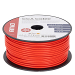 Viengyslis CCA kabelis, raudonas, 1x1.5mm&sup2; 50m 7.5A 12/230V AMIO-04452