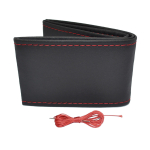 Vairo užvalkalas su adata ir siūlais 38&ndash;39 cm - juoda / raudonos siūlės