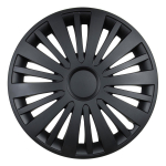 Rato gaubtas 1 vnt. Vegas, matinis juodas 16"