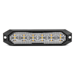 Plok&scaron;čia LED įspėjamoji lemputė 6x3W 12/24V R65 R10 AMIO-03930