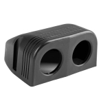Dviejų angų i&scaron;orinė USB panelės dėžutė MOD-16 AMiO-02866