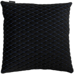 Automobilio pagalvė EVAtech 40x40 cm - juoda / mėlynos siūlės