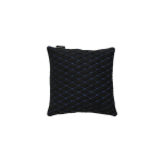 Automobilio pagalvė EVAtech 30x30 cm - juoda / mėlynos siūlės