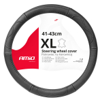 Automobilio vairo užvalkalas 41-43 cm, natūrali oda, SWC-49-XL