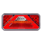 LED Kombinuota galinė lempa AMiO RCL-02-R dynamic, de&scaron;inė