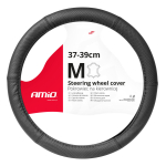 Automobilio vairo užvalkalas 37-39 cm, natūrali oda, SWC-50-M