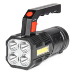 LED darbo žibintas 4LED + COB 1200mAh
