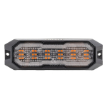 LED gabaritinė įspėjamoji lempa su raudona pozicine &scaron;viesa R65 R148 12V/24V 24W AMIO-04863