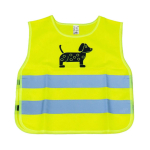 Vaiki&scaron;ka at&scaron;vaitinė liemenė DOG, geltona AMIO-03937