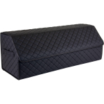 Bagažinės daiktadėžė EVAtech ECO XL 30x30x80 cm - juoda / juodi kra&scaron;tai / juodos siūlės / juodas vidus