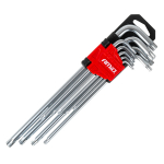 Ilgieji TORX raktai, 230 mm, 9 vnt. TKL AMIO-01039
