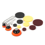 Automobilio poliravimo rinkinys, 15 vnt. AMIO-03700