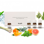 Aromatų rinkinys KLASIKINEI SAUNAI ir SANARIUM&reg; Gyvybingai &scaron;viežias (4 x 30 ml.)