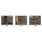 Įvairių įrankių rinkinys skirtas automobilio remonto darbams 5935VG/1MB