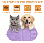 Laižymo ir lėto valgymo sulankstomas kilimėlis