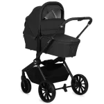 Universalus 2in1 vežimėlis Lionelo Mika Plus, Black onyx
