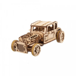Medinis konstruktorius UGEARS Hot Rod Furious Mouse